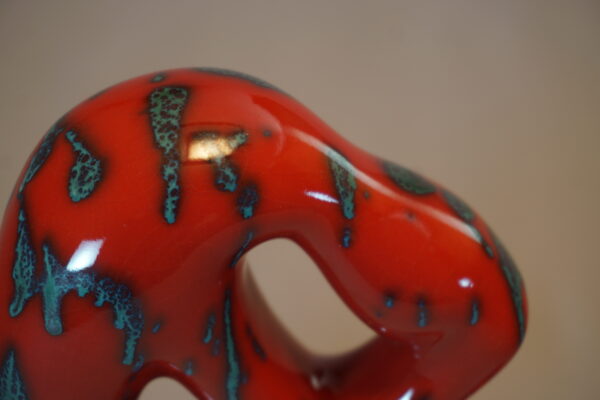 Agobio 18 cm. Rojo Metalizado - Imagen 2
